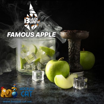 Заказать кальянный табак BlackBurn Famous Apple (БлэкБерн Яблоко) 100г онлайн с доставкой всей России